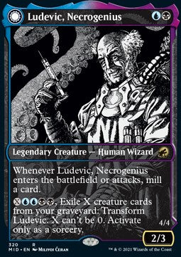 Innistrad caccia di mezzanotte 320 Ludevic, Necrogenio / Olag, Superbia di Ludevic extra