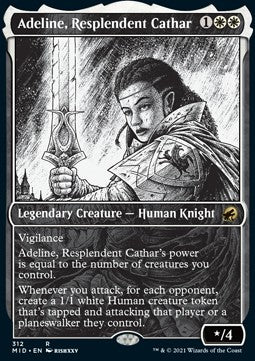 Innistrad caccia di mezzanotte 312 Adelina, Catara Splendente extra