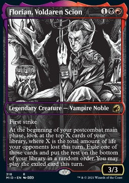 Innistrad caccia di mezzanotte 318 Florian, Discendente dei Voldaren extra