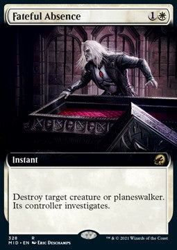 Innistrad caccia di mezzanotte 328 Assenza Fatidica extra