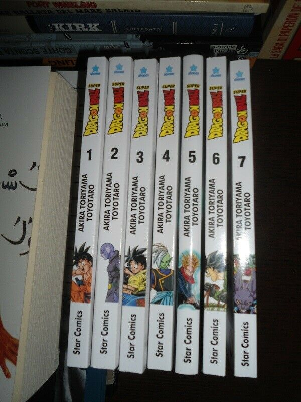 Dragon Ball Super sequenza dal n 1 al n 7