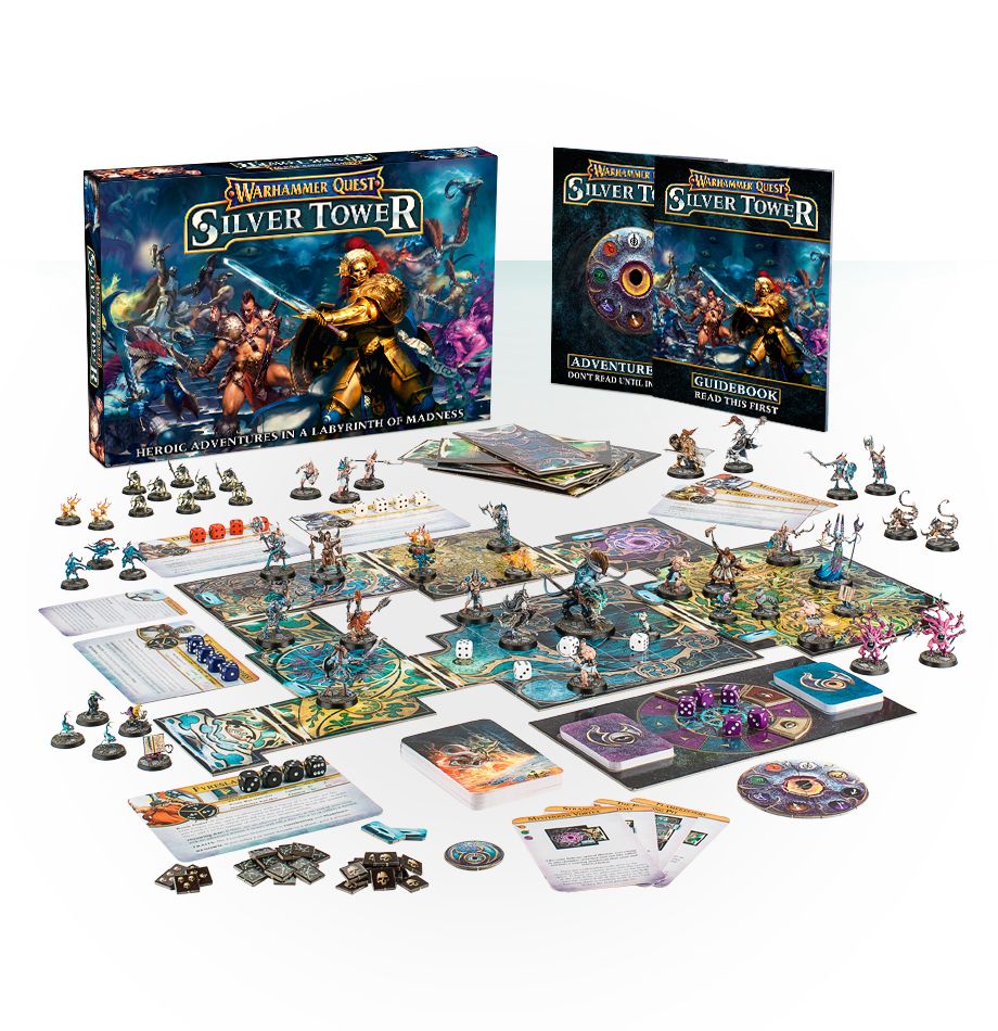 Warhammer Quest Silver Tower -ITA-GAMES WORKSHOP- nuvolosofumetti.