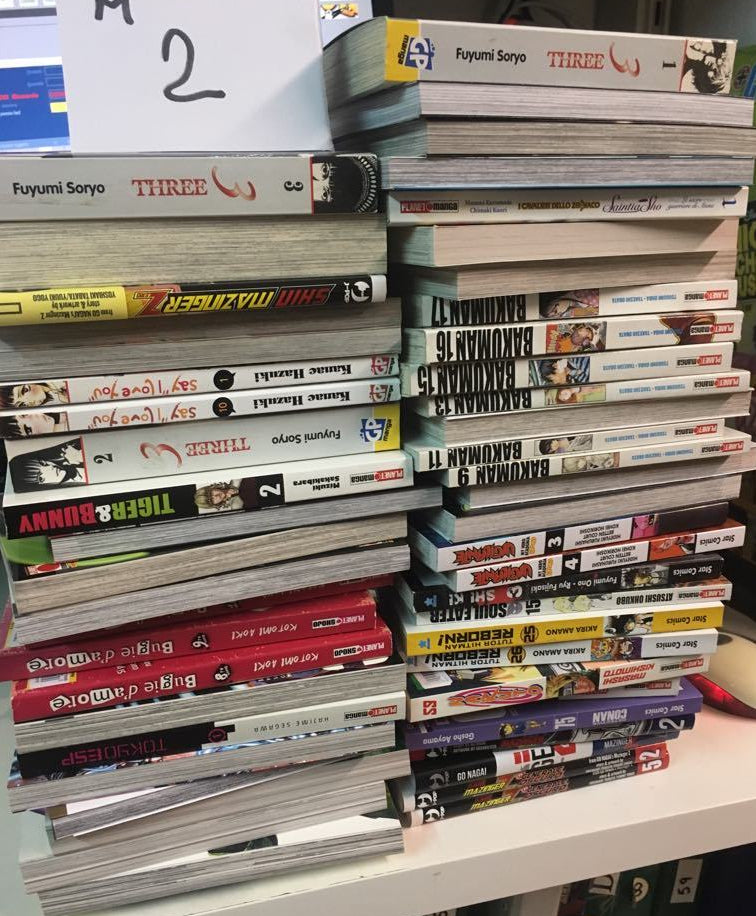 Blocco Manga M2 51 albi misti dal valore di circa 280€-COMPLETE E SEQUENZE- nuvolosofumetti.