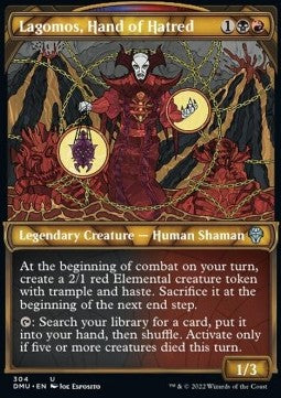 LAGOMOS, MANO DELL'ODIO extra  Dominaria Unita 304