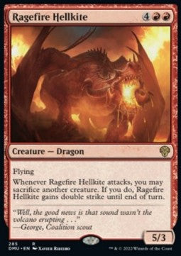 NIBBIO INFERNALE DELL'IRA ARDENTE  extra  Dominaria Unita 285