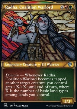 RADHA, SIGNORA DELLA GUERRA DELLA COALIZIONE extra  Dominaria Unita 310