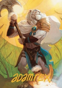 AJANI, AGENDE DORMIENTE Dominaria Unita Illustrazione 42