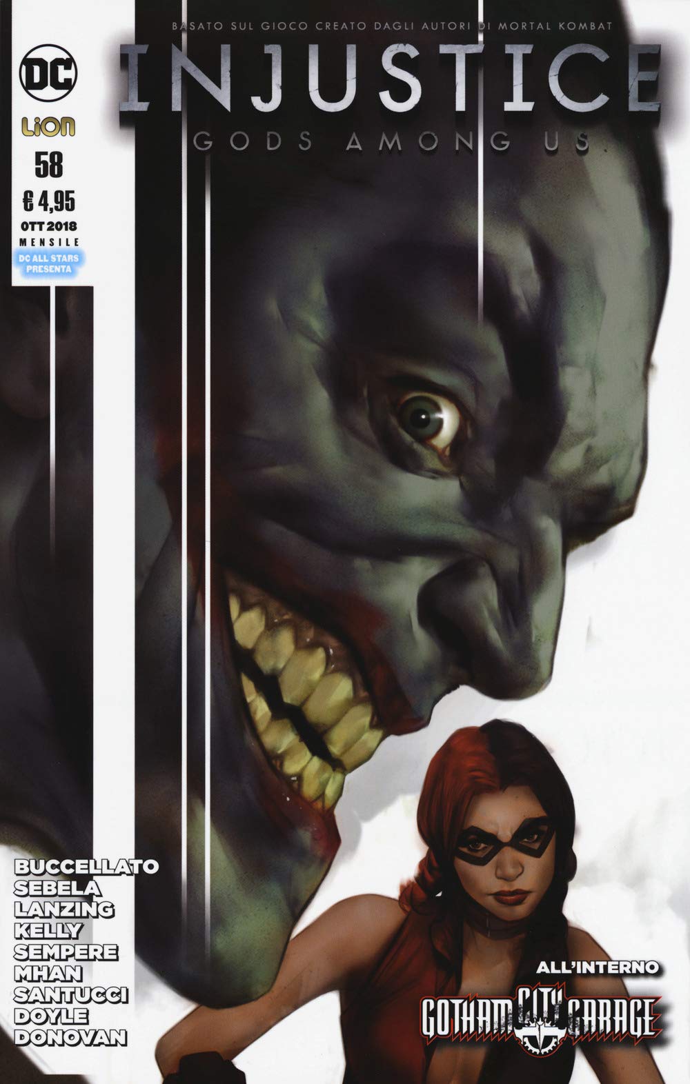 Injustice God among us serie 58-LION- nuvolosofumetti.