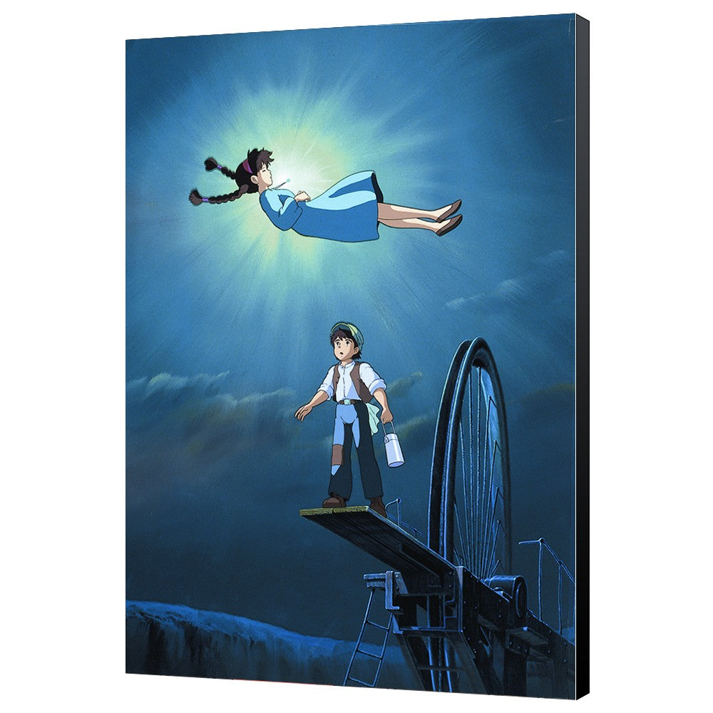 CASTLE IN THE SKY WOOD PANEL POSTER 35x50