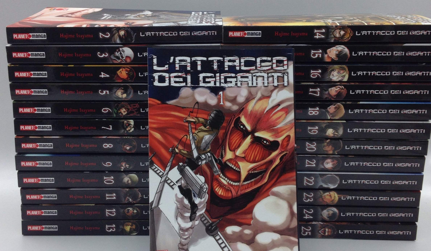 L'attacco dei Giganti sequenza dal n. 1 al n.22 - planet manga ristampe, COMPLETE E SEQUENZE, nuvolosofumetti,