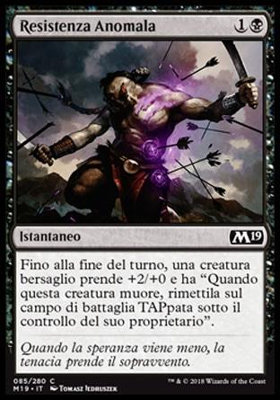 Resistenza Anomala M19 85-Wizard of the Coast- nuvolosofumetti.