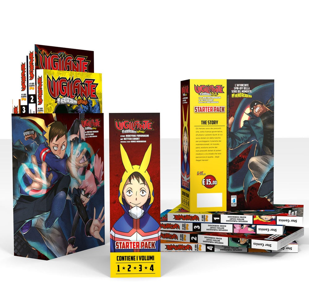 Vigilante My Hero Illegals STARTER PACK-EDIZIONI STAR COMICS- nuvolosofumetti.