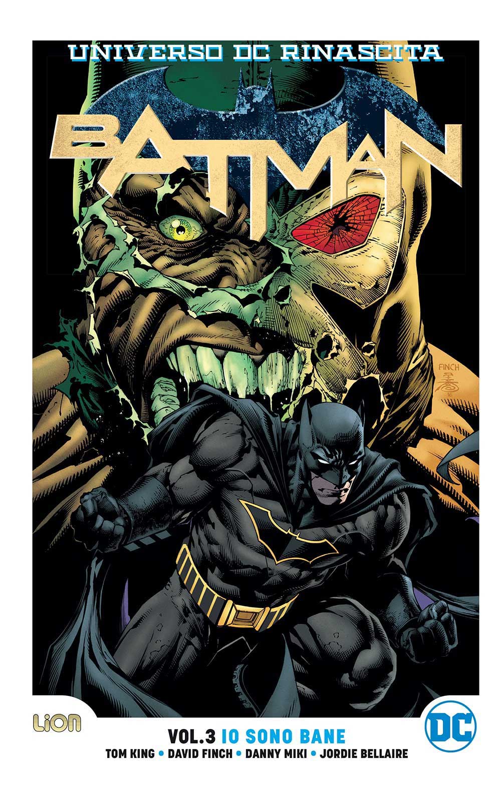 Batman rebirth ultralimited 3, LION, nuvolosofumetti,