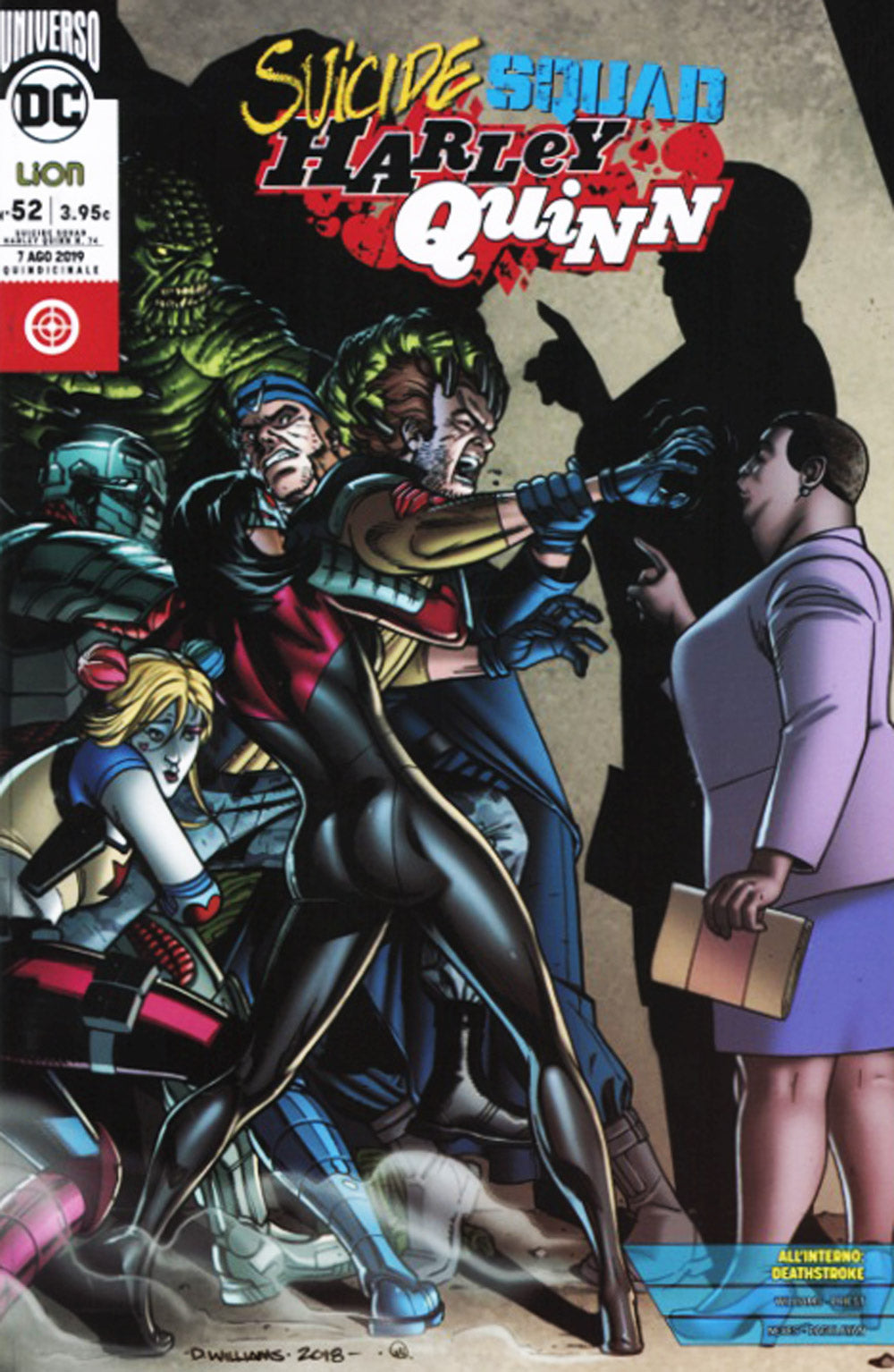 Harley Quinn Suicide Squad rinascita 52, LION, nuvolosofumetti,