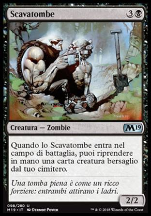 Scavatombe foil M19-wizard of the coast- nuvolosofumetti.