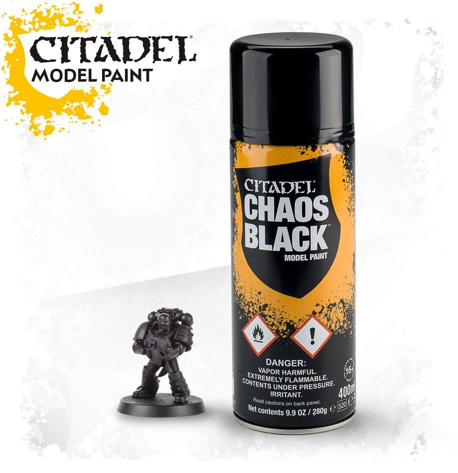 SPRAY CHAOS BLACK NERO (400ML) SPRAY