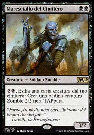 Maresciallo del Cimitero  M19 99-Wizard of the Coast- nuvolosofumetti.
