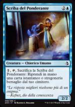 Scriba del Ponderante  Amonkhet 3068-Wizard of the Coast- nuvolosofumetti.
