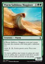 Wurm Sabbioso Maggiore foil  Amonkhet 3304-Wizard of the Coast- nuvolosofumetti.