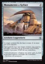Monumento a Kefnet  Amonkhet 3231-Wizard of the Coast- nuvolosofumetti.