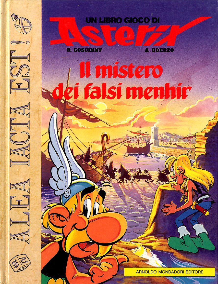 ASTERIX IL MISTERO DEI FALSI MENHIR-GIOCO-MONDADORI- nuvolosofumetti.