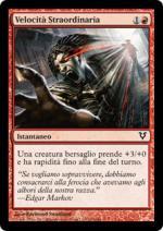 VELOCITà STRAORDINARIA Ritorno di Avacyn 163-Wizard of the Coast- nuvolosofumetti.