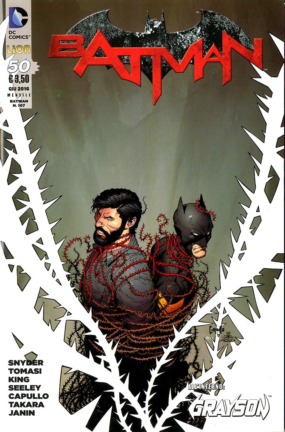 BATMAN serie new 52 50-LION- nuvolosofumetti.