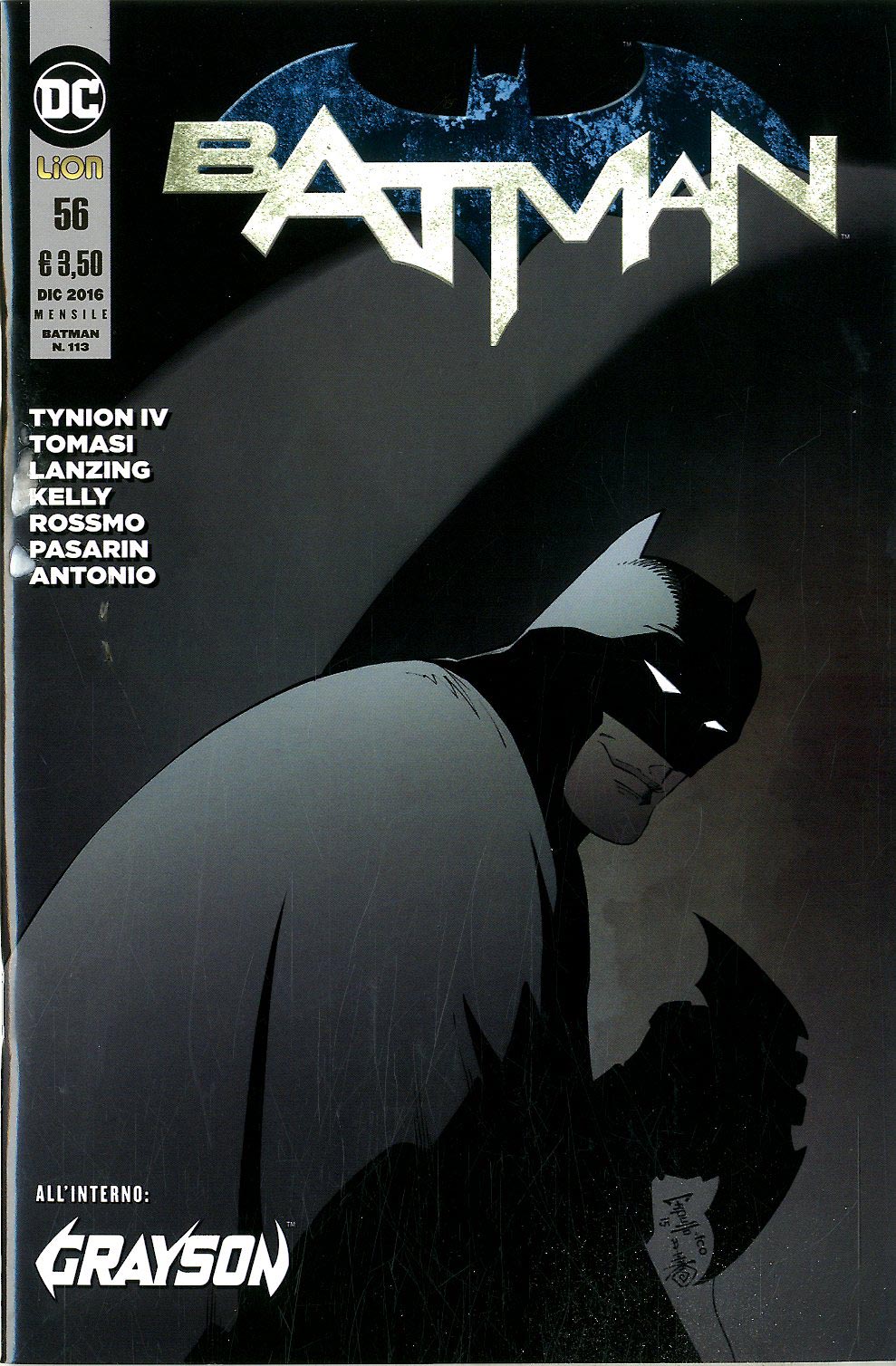 BATMAN serie new 52 56-LION- nuvolosofumetti.