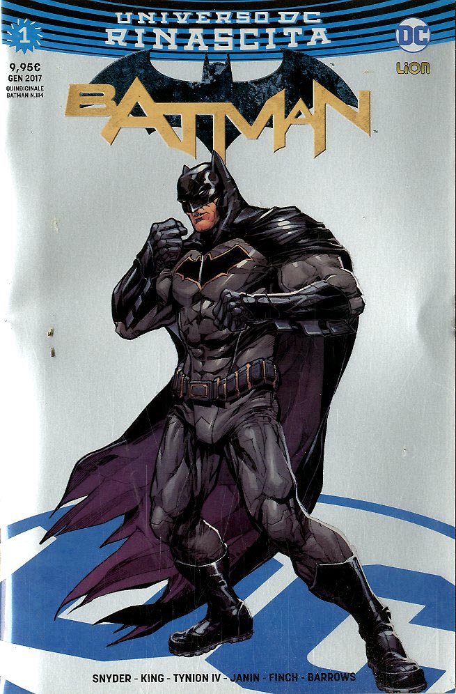 BATMAN rinascita variant-LION- nuvolosofumetti.