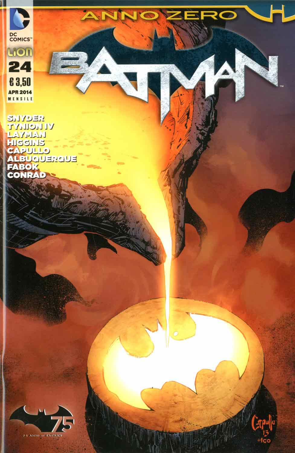 BATMAN serie new 52 24-LION- nuvolosofumetti.
