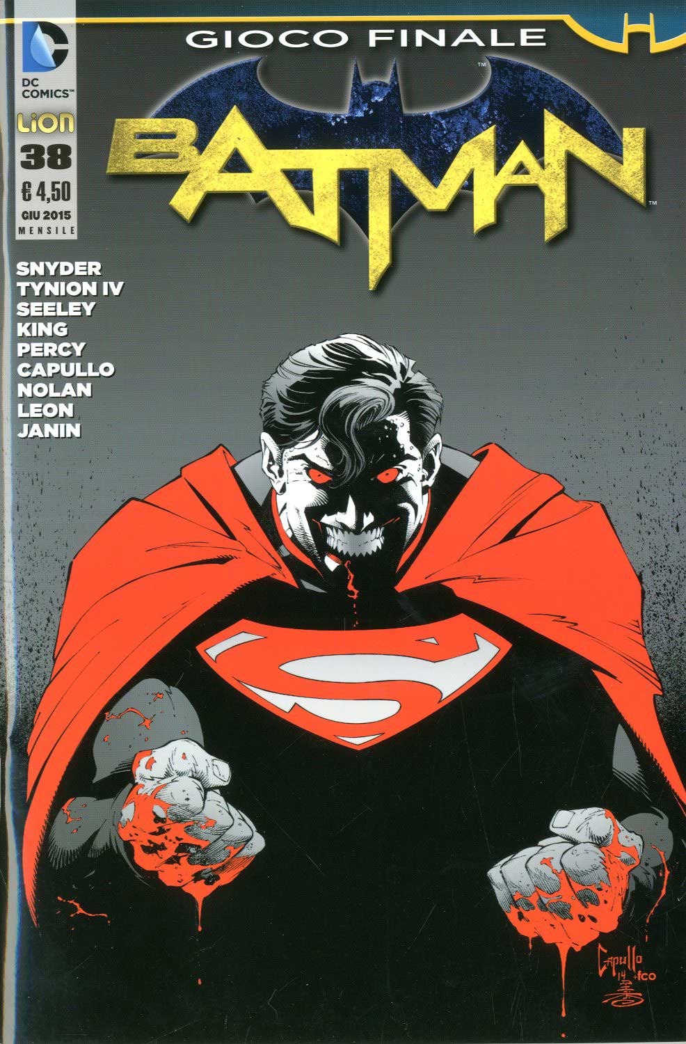 BATMAN serie new 52 38-LION- nuvolosofumetti.