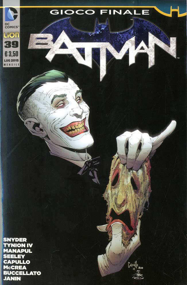 BATMAN serie new 52 39, LION, nuvolosofumetti,