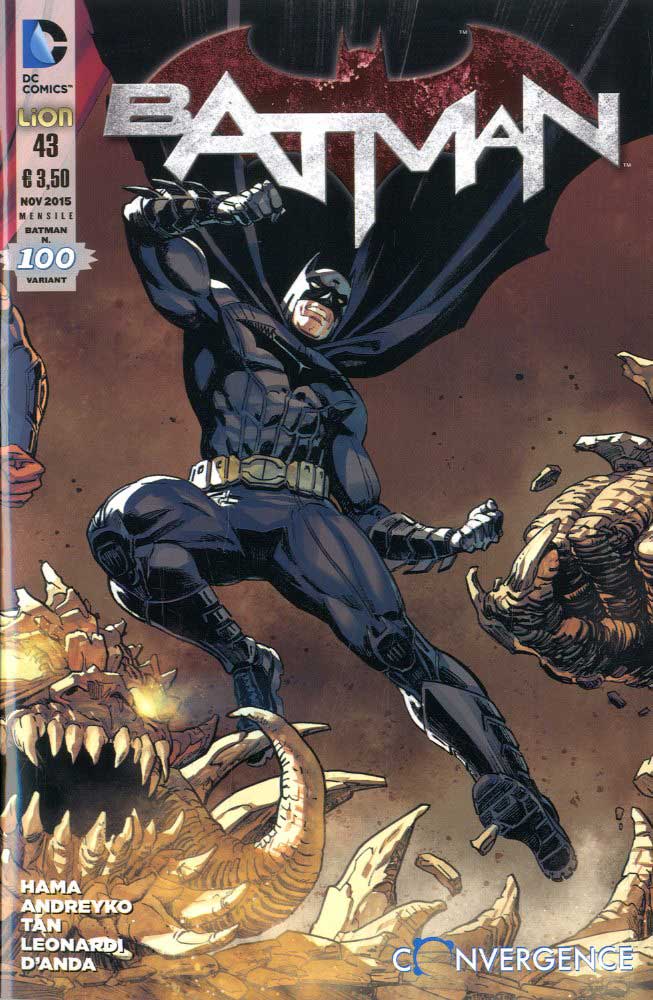 BATMAN serie new 52 variant 43-LION- nuvolosofumetti.
