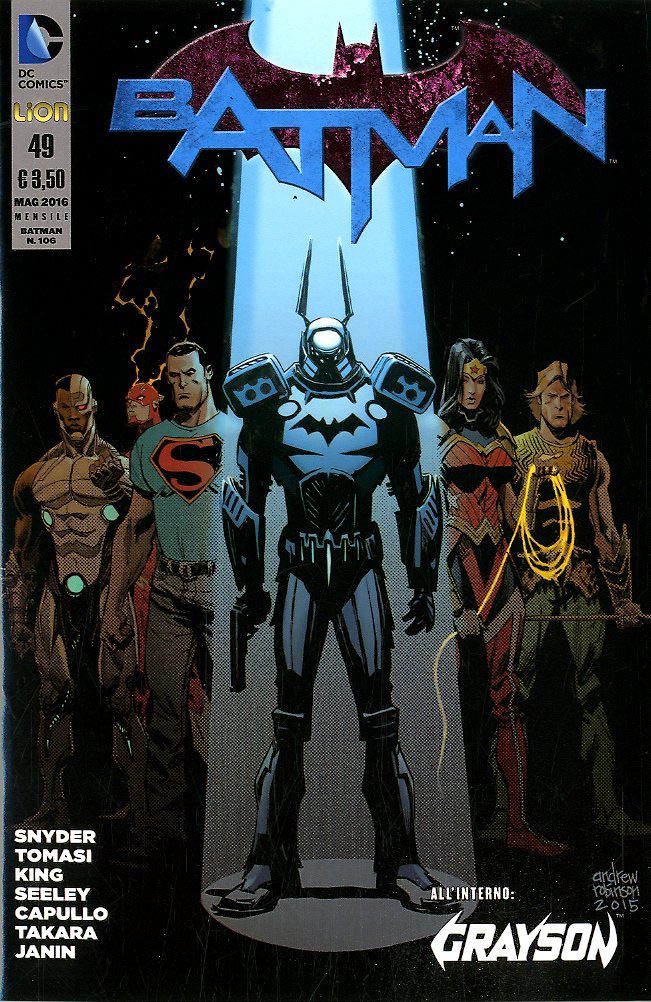 BATMAN serie new 52 49-LION- nuvolosofumetti.