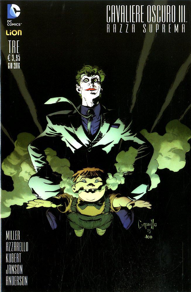 BATMAN IL CAVALIERE OSCURO III razza suprema variant B 3-LION- nuvolosofumetti.