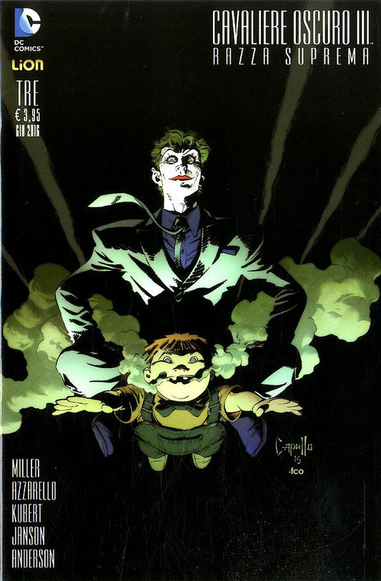 BATMAN IL CAVALIERE OSCURO III razza suprema variant B 3-LION- nuvolosofumetti.