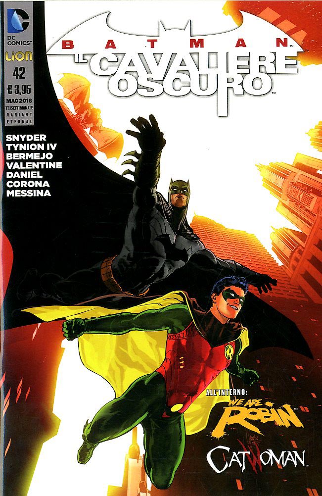 BATMAN IL CAVALIERE OSCURO serie new 52 VARIANT 42-LION- nuvolosofumetti.