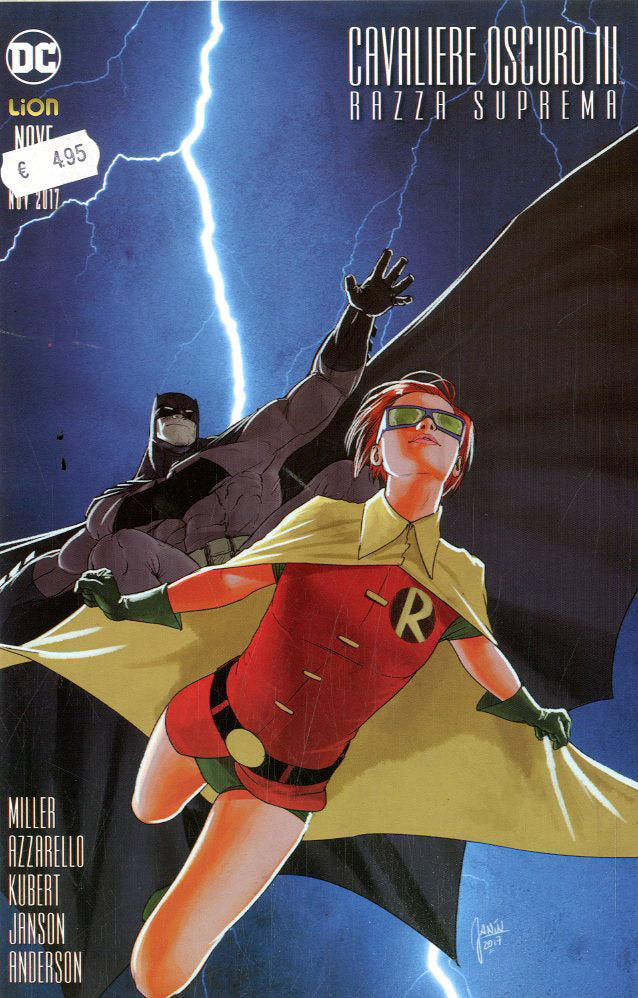 BATMAN IL CAVALIERE OSCURO III razza suprema variant B 9, LION, nuvolosofumetti,
