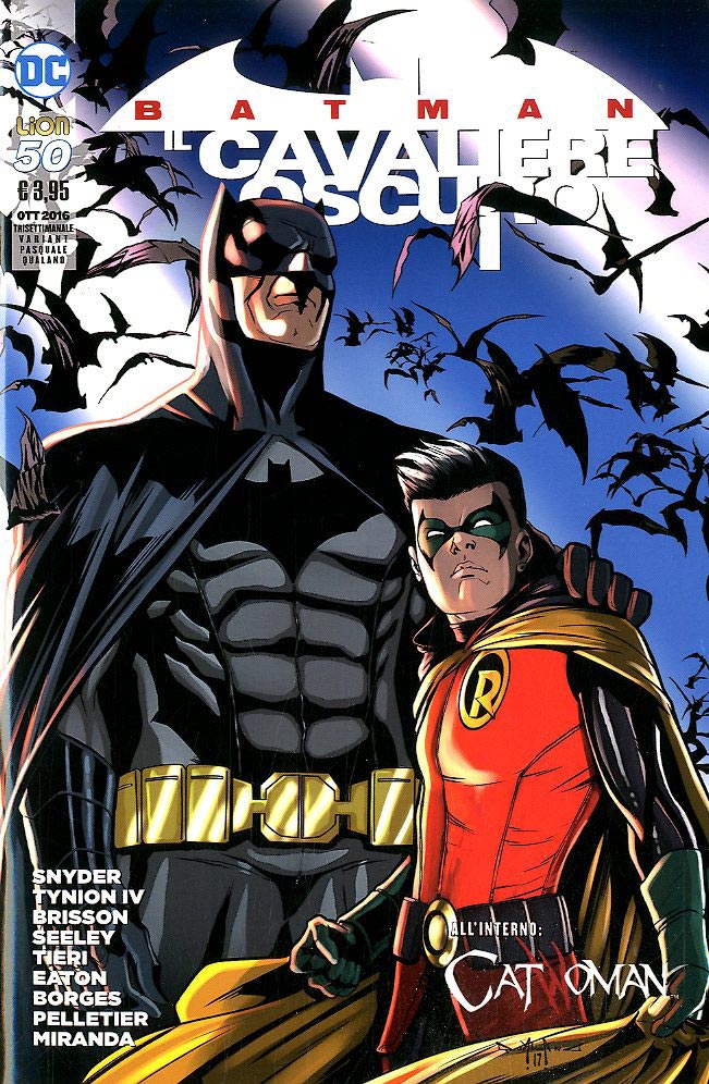 BATMAN IL CAVALIERE OSCURO serie new 52 VARIANT 50-LION- nuvolosofumetti.