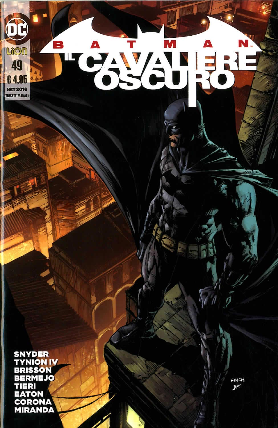 BATMAN IL CAVALIERE OSCURO serie new 52 49-LION- nuvolosofumetti.