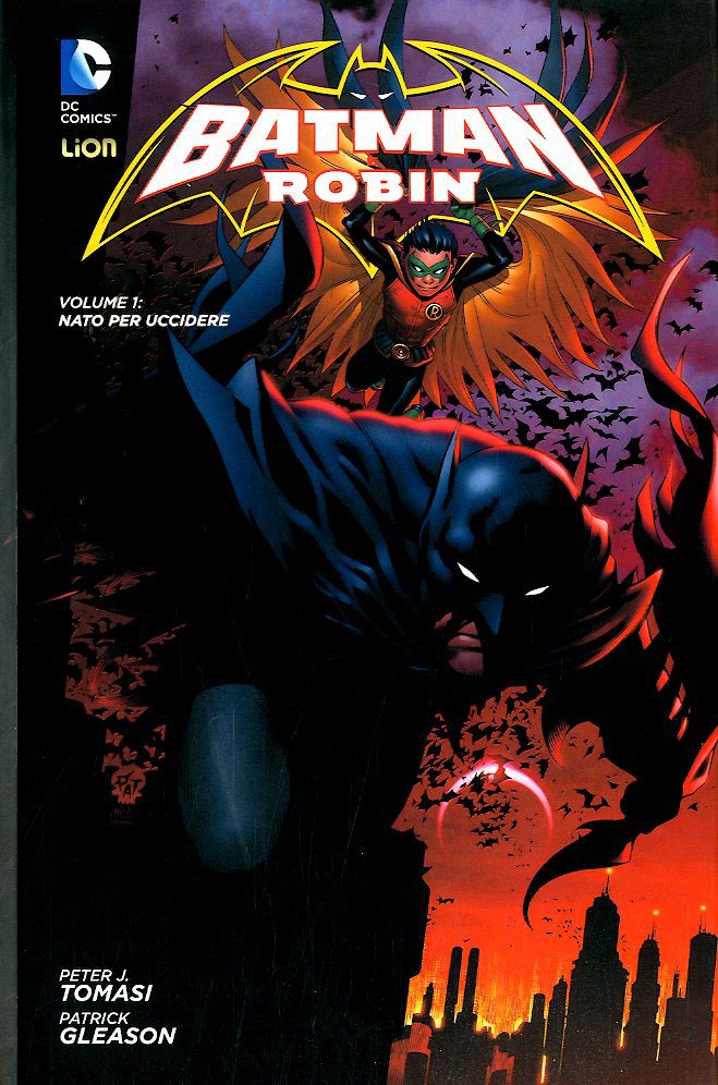 BATMAN E ROBIN new 52 library 1-LION- nuvolosofumetti.