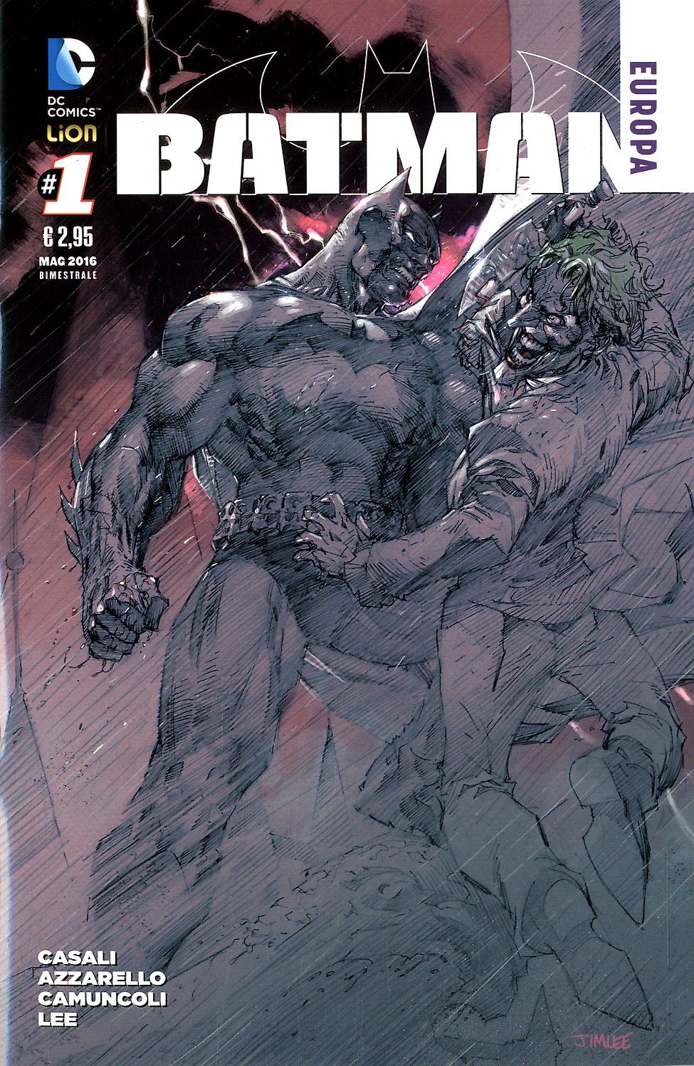 BATMAN EUROPA edicola 1-LION- nuvolosofumetti.