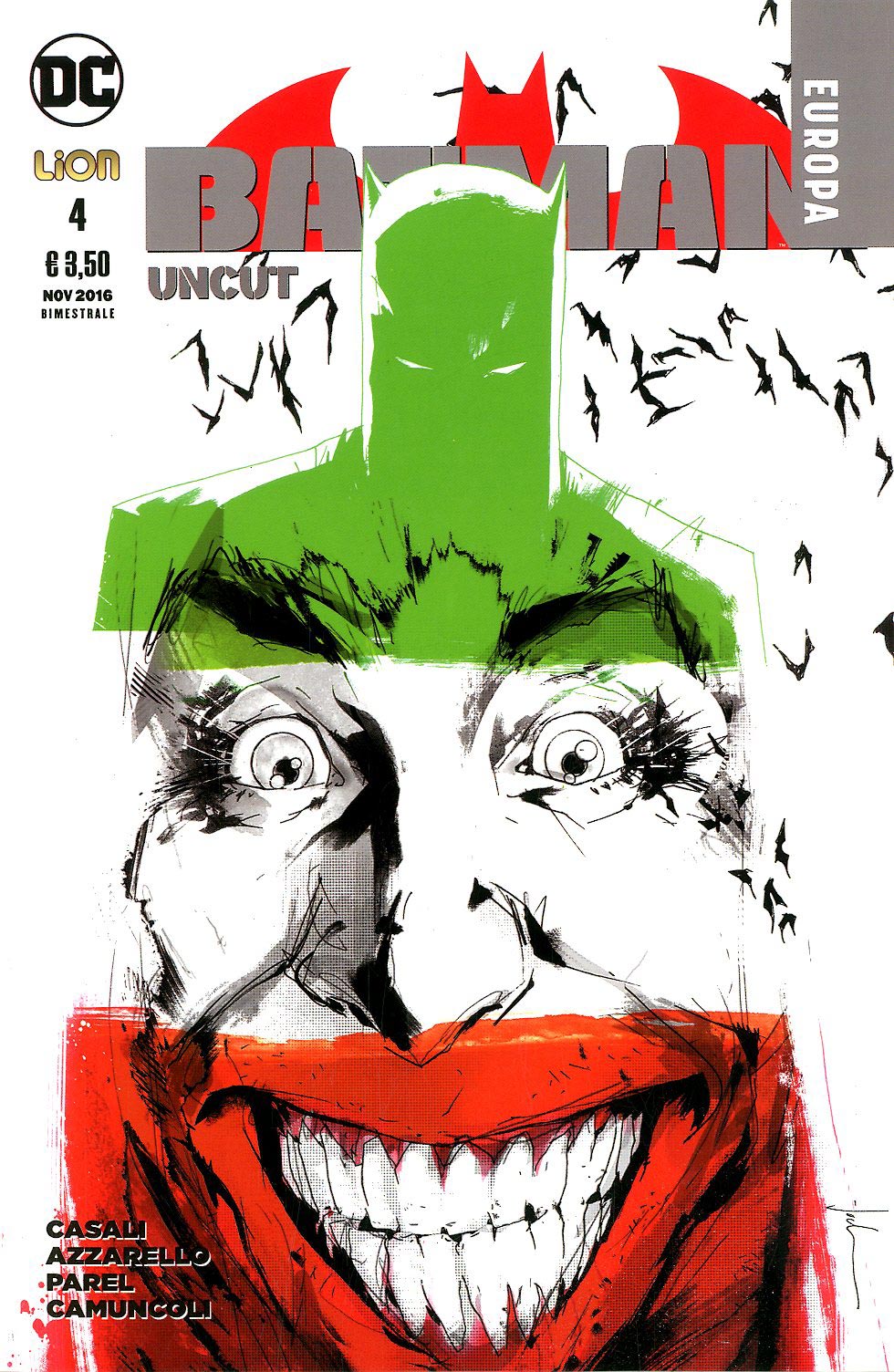 BATMAN EUROPA UNCUT 4, LION, nuvolosofumetti,