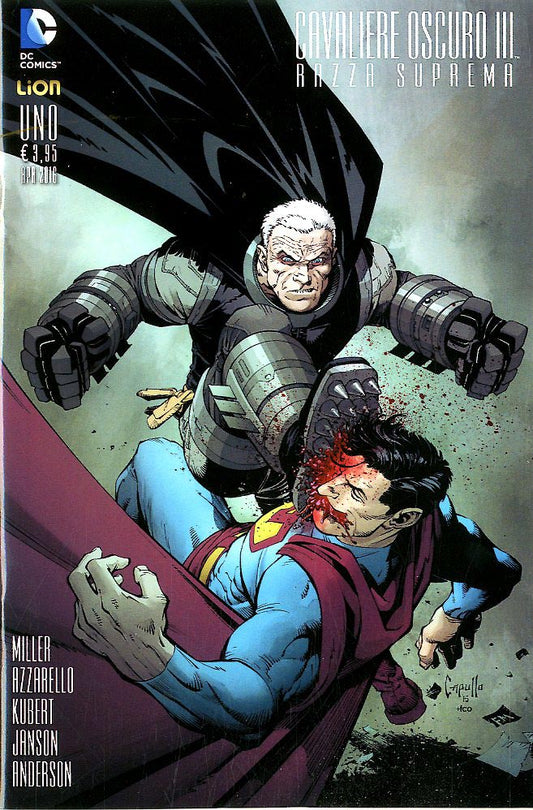 BATMAN IL CAVALIERE OSCURO III razza suprema variant B 1-LION- nuvolosofumetti.