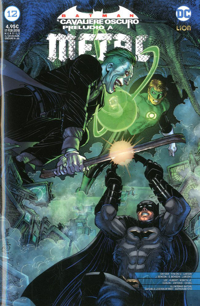 Batman il Cavaliere oscuro Rinascita Variant preludio a Metal 12 12, LION, nuvolosofumetti,