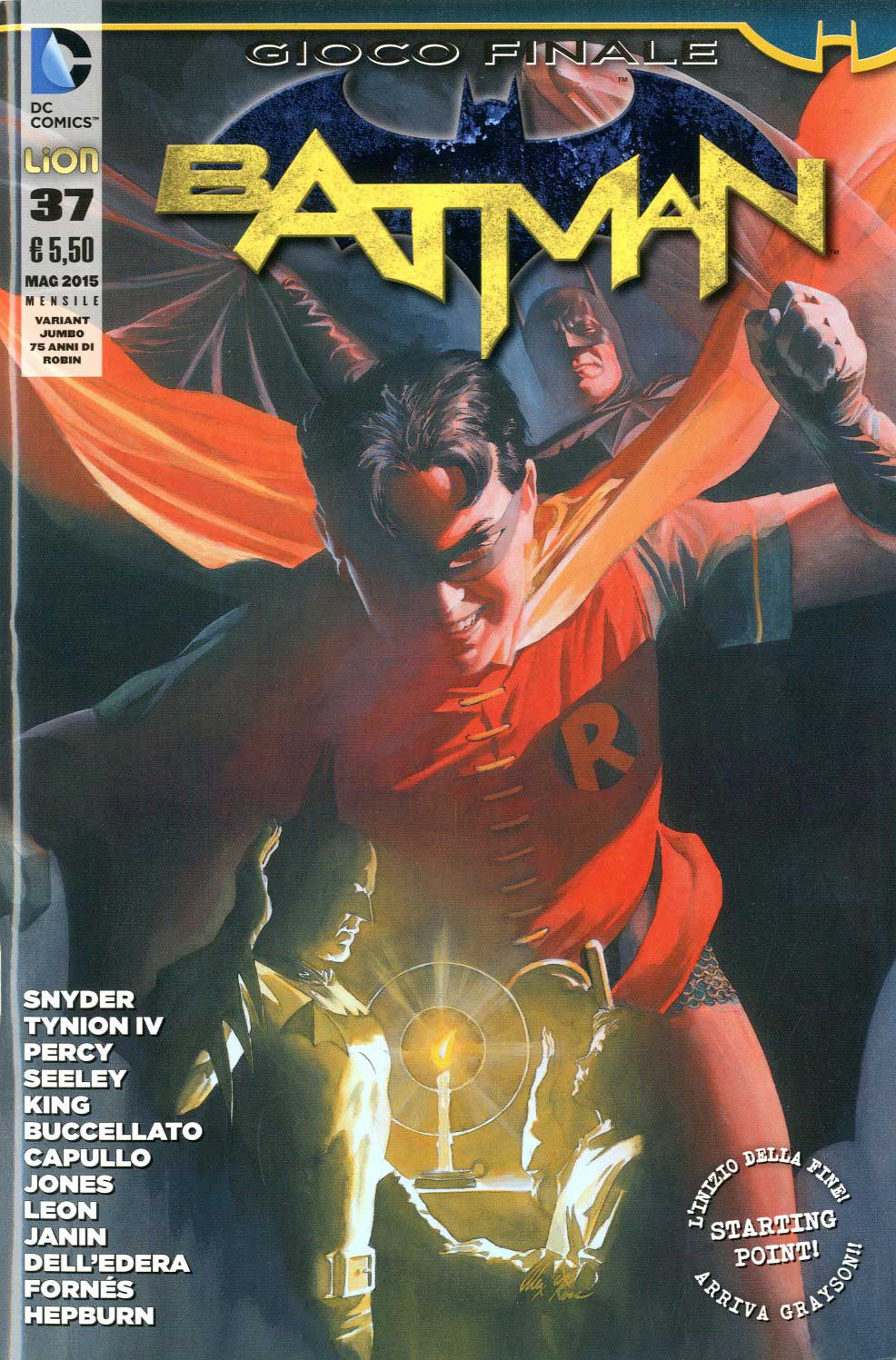 BATMAN serie new 52 variant 37-LION- nuvolosofumetti.