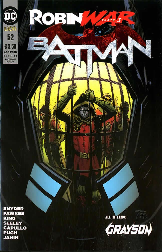 BATMAN serie new 52 52-LION- nuvolosofumetti.