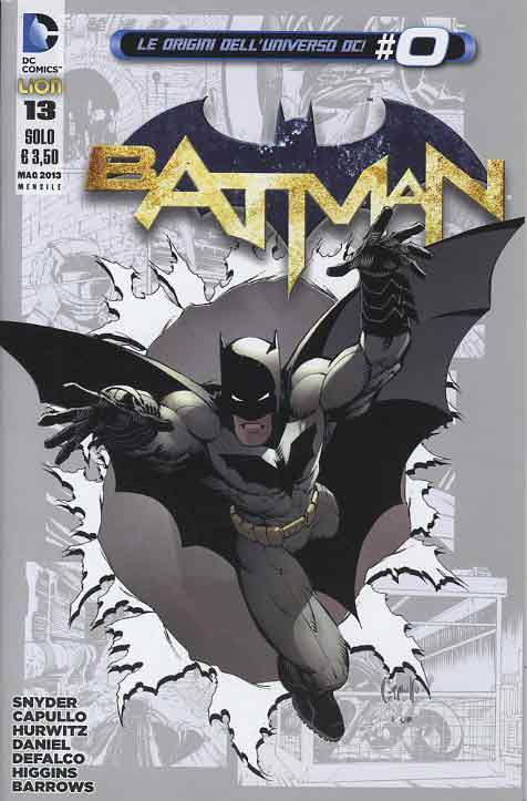 BATMAN serie new 52 13-LION- nuvolosofumetti.