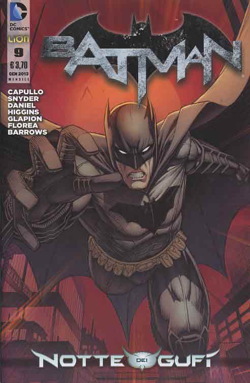 BATMAN serie new 52 9-LION- nuvolosofumetti.
