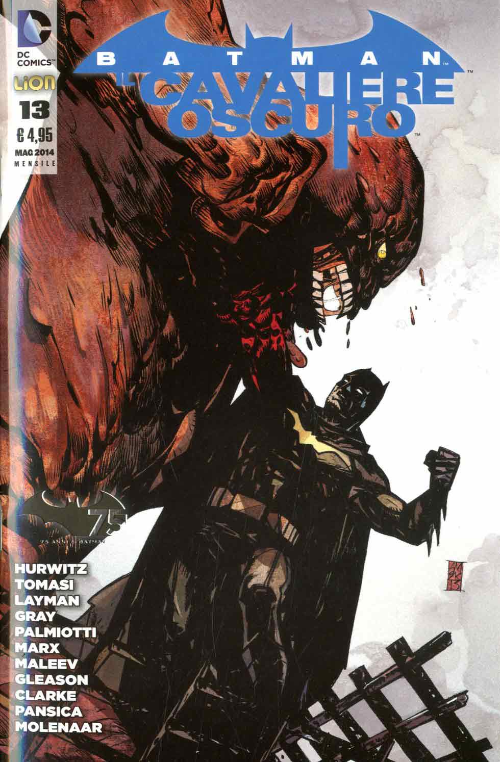BATMAN IL CAVALIERE OSCURO serie new 52 13-LION- nuvolosofumetti.